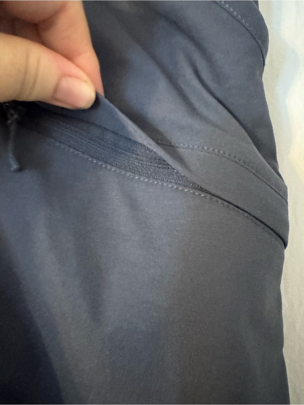 Women's Duluth Trading Woman’s Dry on the Fly Active Tech Skort in Slate ink. - Picture 4 of 16